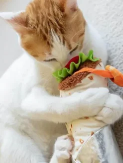 Maxi jouet pour chat - Cat Kicker - Burrito aux crevettes