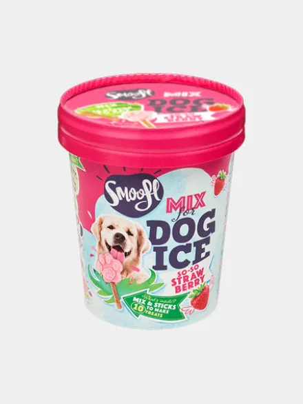 Mélange pour glaces pour chien - Fraise 🍦🍓 - Smoofl