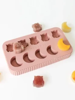 Moule en silicone pour friandises - Hibou et Lune - EmeryPets