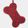 Os de Noël pour chien motif tartan - The Foggy Dog