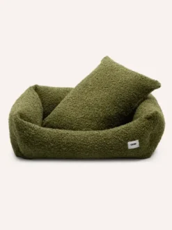 Panier pour chien Snozy - Bouclette Vert - Cafide
