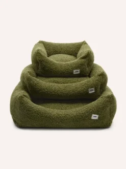 Panier pour chien Snozy - Bouclette Vert - Cafide