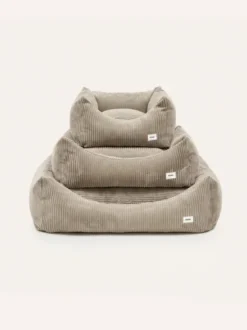 Panier pour chien Snozy - Velours côtelé beige - Cafide