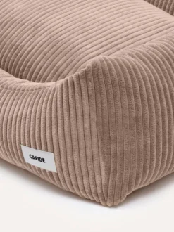 Panier pour chien Snozy - Velours côtelé mocca - Cafide