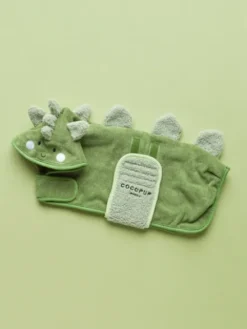 Peignoir de séchage pour chien - Dinopup 🦖 - Cocopup London