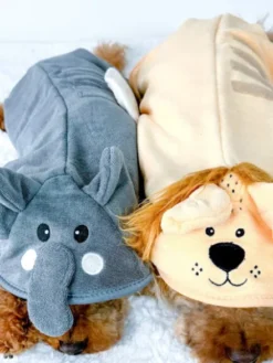 Peignoir de séchage pour chien - Éléphant 🐘 - Cocopup London