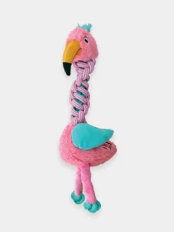 Peluche KONG Knots pour chien S/M - Flamant rose