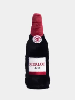 Peluche originale pour chien - Bouteille de vin rouge 🍷 - Zippy Paws