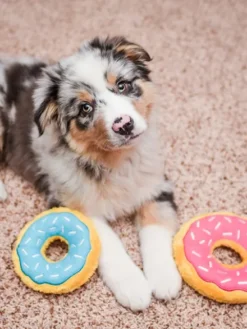Peluche originale pour chien - 🍩 Donutz Fraise - Zippy Paws
