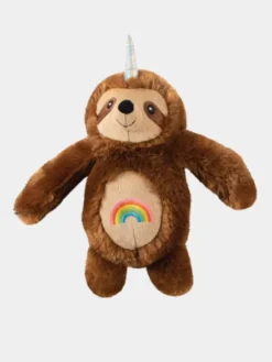 Peluche originale pour chien - Slothicorn tatoué 🦥🌈🦄 - Fringe PetShop