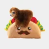 Peluche originale pour chien - Paresseux sur son tacos 🦥🌮 - Fringe PetShop