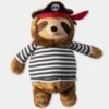 Peluche originale pour chien - Paresseux Pirate 🦥🏴‍☠️ - Fringe PetShop