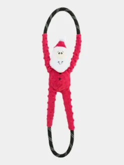 Peluche originale pour chien - Père Noel Santa RopeTugz 🎅 - Zippy Paws