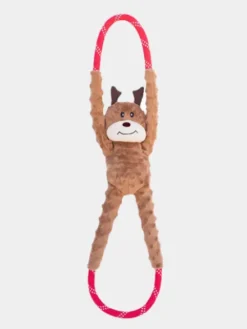 Peluche originale pour chien - Rennes RopeTugz 🦌 - Zippy Paws