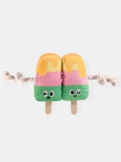 Peluche pour chien avec corde - Duo de Glace🍦🍦 - HugSmart