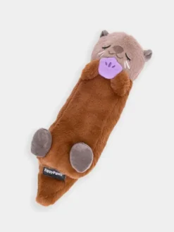 Peluche pour chien avec squeaker silencieux Loutre 🦦 - Zippy Paws