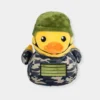 Peluche pour chien Canard de Bain - Militaire 🦆🪖 - Fuzzyard