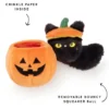 Peluche pour chien - Cat-O'Lantern 🎃🐈‍⬛ - The Foggy Dog