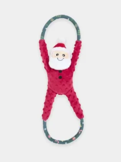 Peluche pour chien de Noël - RopeTugz Santa - Zippy Paws