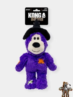 Peluche pour chien - Kong Knots Halloween Witch Bear 🧙‍♀️ (M/L) - Violet