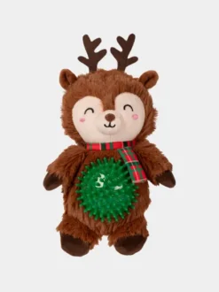 Peluche pour chien - Rennes avec ventre à picots 🦌 - Fringe Petshop