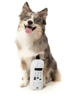 Peluche rétro pour chien - Téléphone The Brik ☎️ - FuzzYard