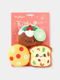 Peluches pour chien - Trio de desserts de Noël 🎁🎄 - HugSmart