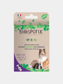 Pipettes insectifuges Biospotix - Grands chiens - Biogance