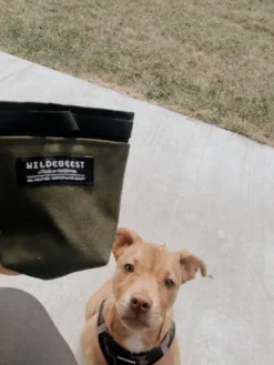 Pochette à friandises pour chien - Wildebeest - Bleu marine