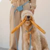 Pochette à friandises pour chien en silicone - Bleu Pastel - Shop Sunny Tails