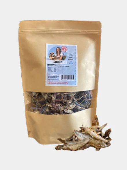 Poisson séché pour chien - Sprats - Paul & Paulina
