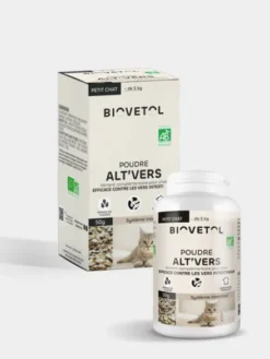 Poudre Alt'Vers - Petits Chats (- de 5kg) - Biovetol