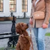 Sac de balade avec anse en velours côtelé - Beige - Floof and Cookies