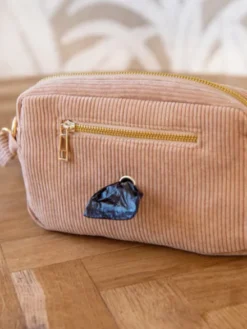Sac de balade avec anse en velours côtelé - Beige - Floof and Cookies