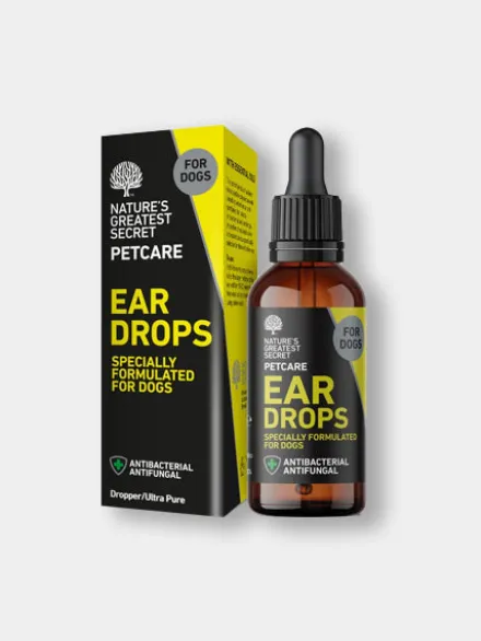Soin des oreilles à base d'argent colloïdal pour chiens