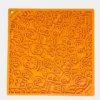 Tapis de léchage pour chien et chat - Fantôme Orange - SodaPup