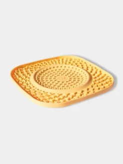 Tapis de léchage 🍽️😋 pour chien et chat - YoomY Plate - Jaune - inooko