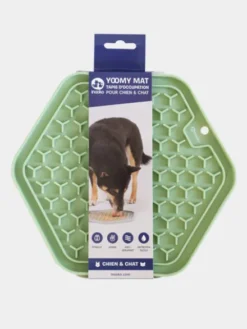 Tapis de léchage pour chien et chat - Yoomy Mat - Dusty Green