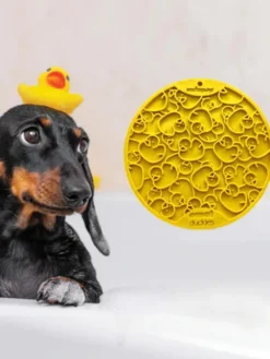Tapis de léchage pour chien et chat - Canard 🦆 - SodaPup