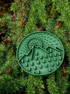Tapis de léchage 🌄 pour chien et chat - Explorer Mat Vert - inooko