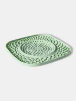 Tapis de léchage 🍽️😋 pour chien et chat - YoomY Plate - Dusty Green - inooko