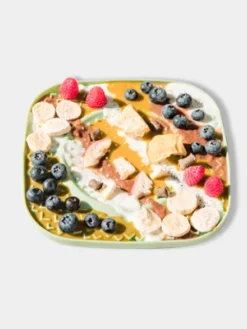 Tapis de léchage 🍽️😋 pour chien et chat - YoomY Plate - Dusty Green - inooko