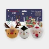 Trio de balles de tennis de Noël pour chien - Ferribiella