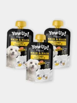 Yaourt à boire pour chien - Pelage goût Saumon 🐟 - Yow Up !