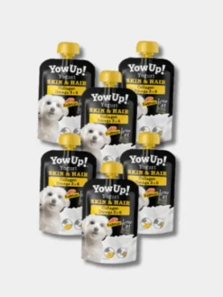Yaourt à boire pour chien - Pelage goût Saumon 🐟 - Yow Up !