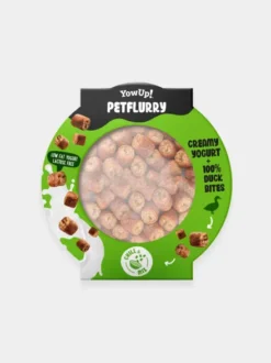 Yaourt pour chien avec topping au Canard 🦆 - Pet Flurry de Yow Up !