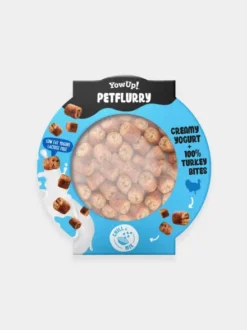 Yaourt pour chien avec topping à la Dinde 🦃 - Pet Flurry de Yow Up !